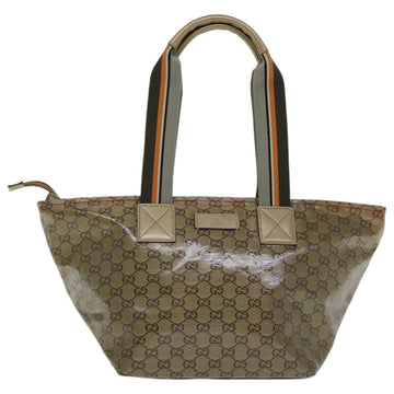 Gucci Sherry Beige Canvas Handbag