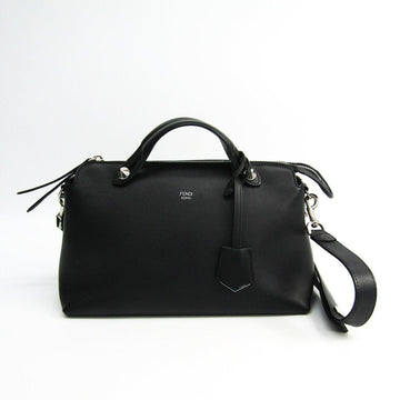 Fendi Black Calfskin Satchel By The Way Bag