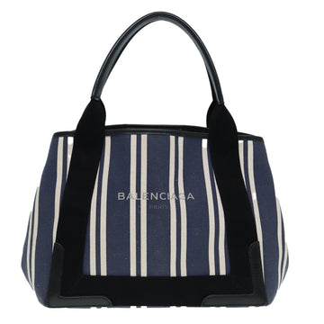 Balenciaga Navy Cabas Handbag