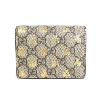 Gucci Brown Gg Supreme Wallet (Bi-Fold)