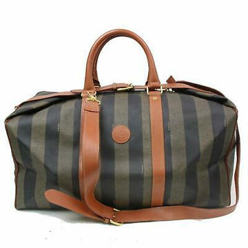 Indistinguishable  Fendi Boston Bag Brown PVC