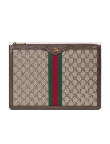 Gucci Premium synthetic canvas document bag