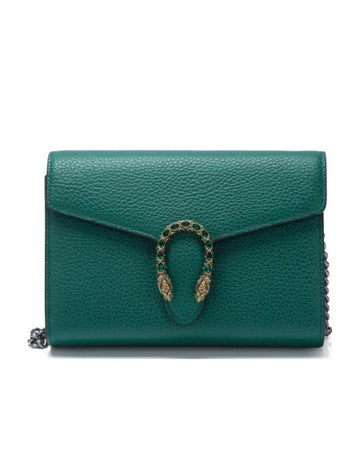 Gucci Dionysus Collection Leather Mini Chain Bag
