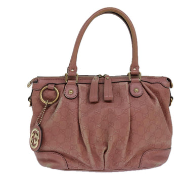 Gucci Sukey Brown Leather Handbag