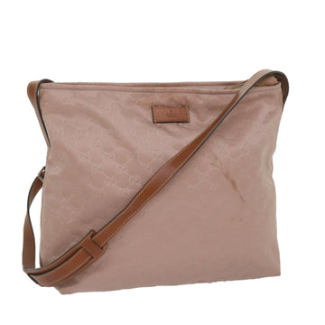 Gucci Gg Nylon Pink Synthetic Shoulder Bag