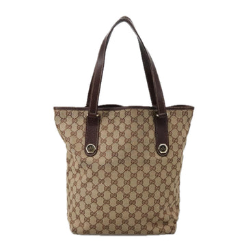 Gucci Brown Canvas Tote Bag