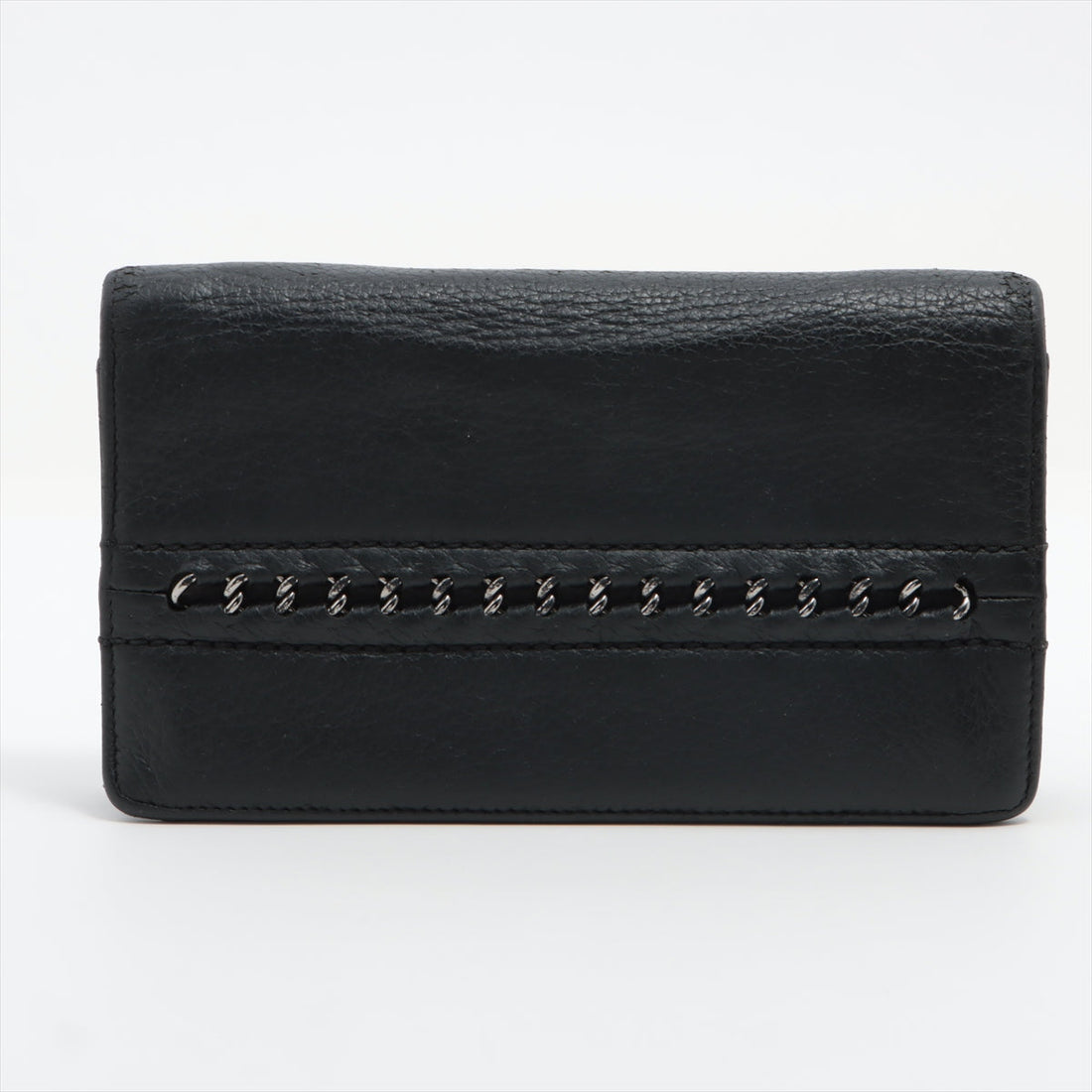 New 1:1 Rep Top Quality Chanel Coco Leather Wallet Black Silver Gold   Race Up Race Up