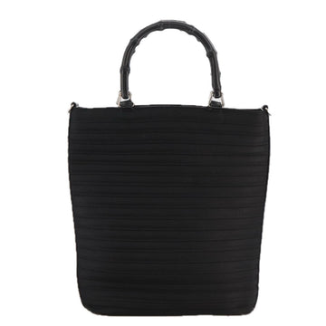 Gucci Bamboo Black Synthetic Handbag