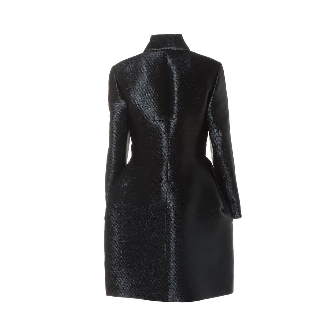 New 1:1 Rep Top Quality Chanel Coco 10AW Cotton x Nylon Coat 38  Black Zip Up P38667 Runway Lock 15AW