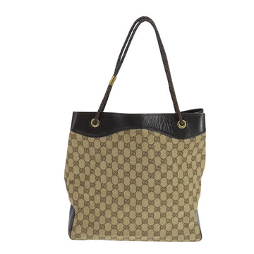 Gucci Gg Canvas Beige Canvas Shoulder Bag