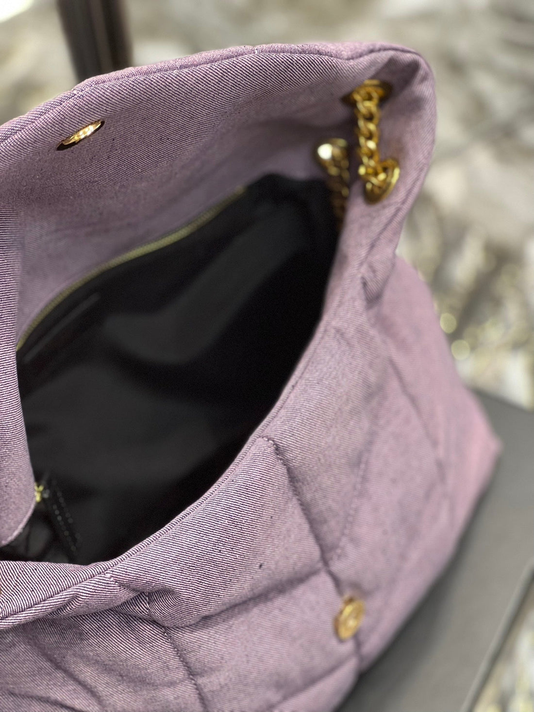 Yves Saint Laurent Puffer Medium Chain Bag
