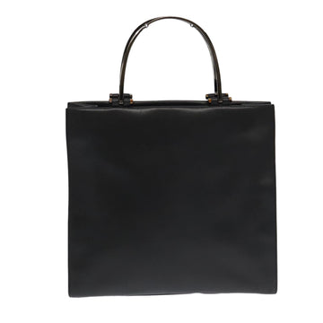 Gucci Black Leather Tote Bag