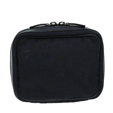 Gucci Gg Canvas Black Canvas Clutch Bag
