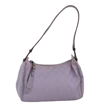 Gucci Gg Canvas Purple Canvas Shoulder Bag