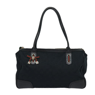 Gucci Ophidia Black Canvas Handbag