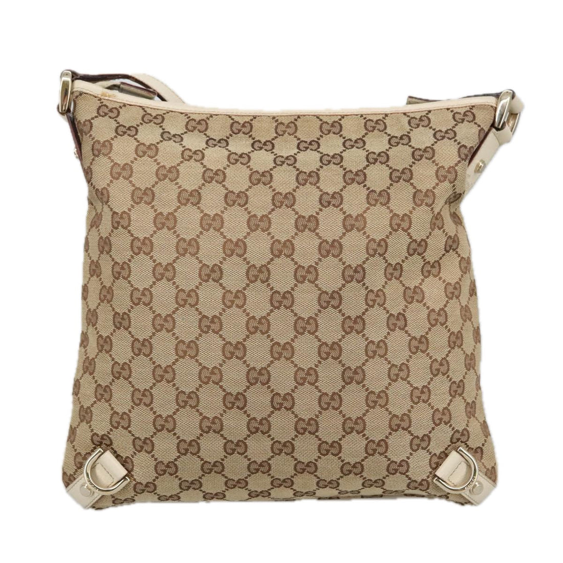 Gucci Beige Canvas Shoulder Bag