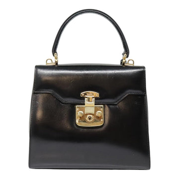Gucci Lady Lock Black Leather Handbag