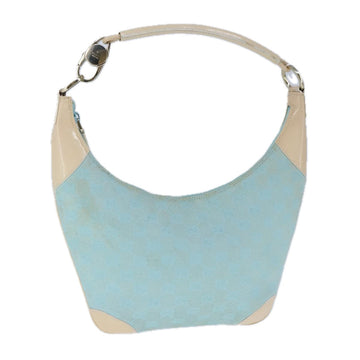 Gucci Hobo Blue Canvas Shoulder Bag