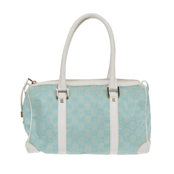 Gucci Gg Canvas Blue Canvas Handbag