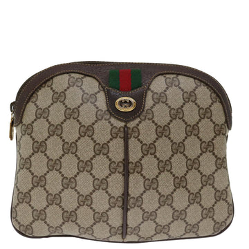 Gucci Ophidia Beige Canvas Shoulder Bag