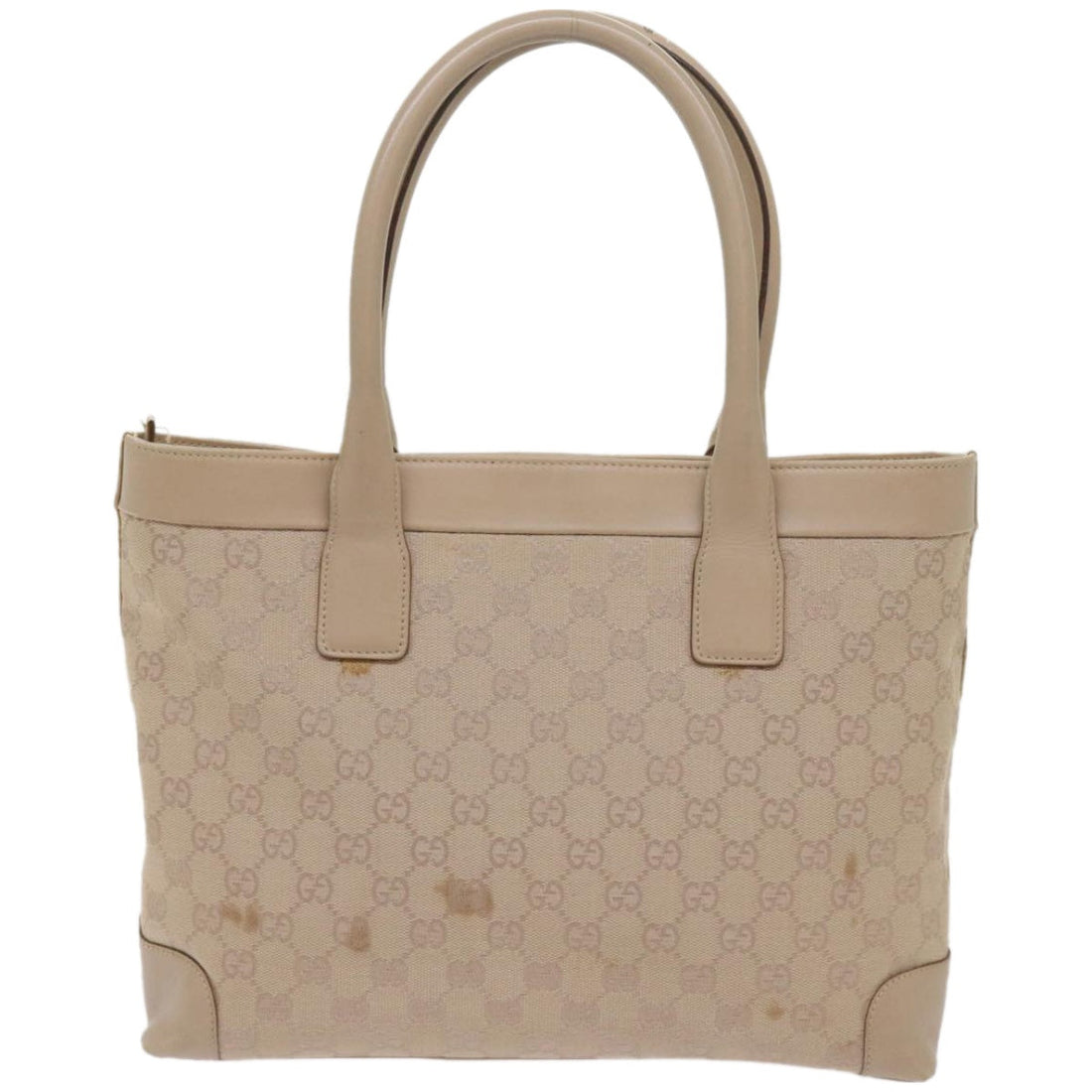 Gucci Gg Canvas Beige Canvas Tote Bag