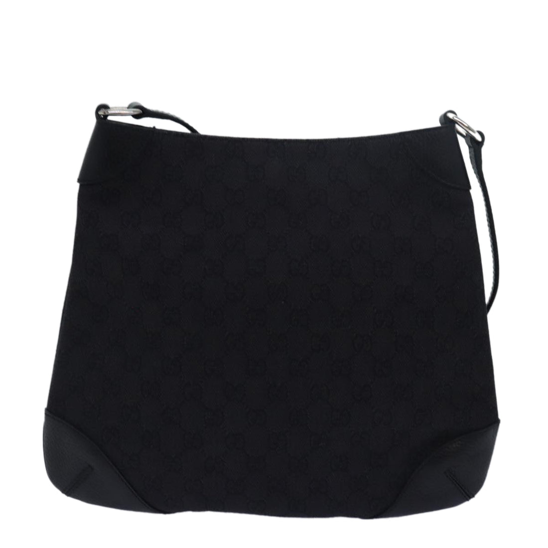 Gucci Gg Canvas Black Canvas Shoulder Bag