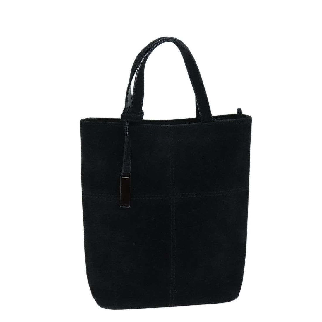 Gucci Sylvie Black Suede Handbag