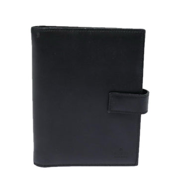 Gucci Couverture Agenda Black Leather Wallet