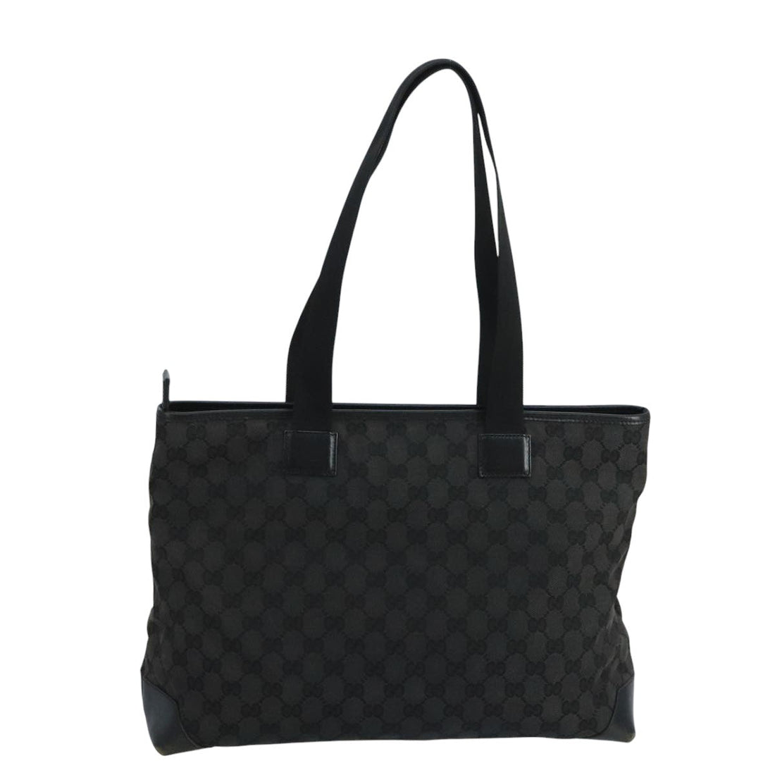 Gucci Black Canvas Tote Bag