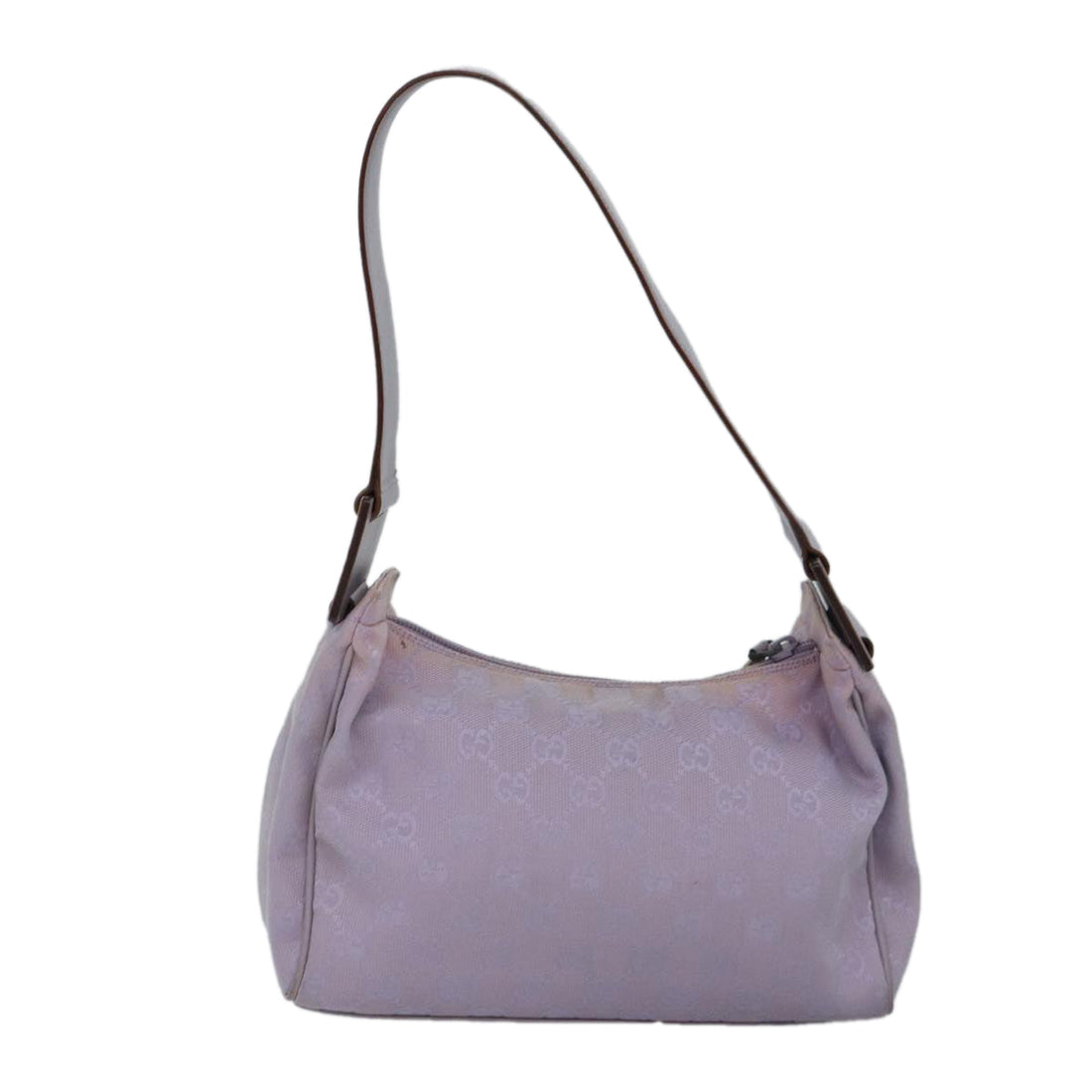 Gucci Gg Canvas Purple Canvas Shoulder Bag
