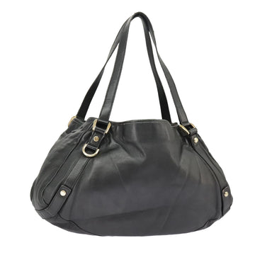 Gucci Abbey Black Leather Tote Bag