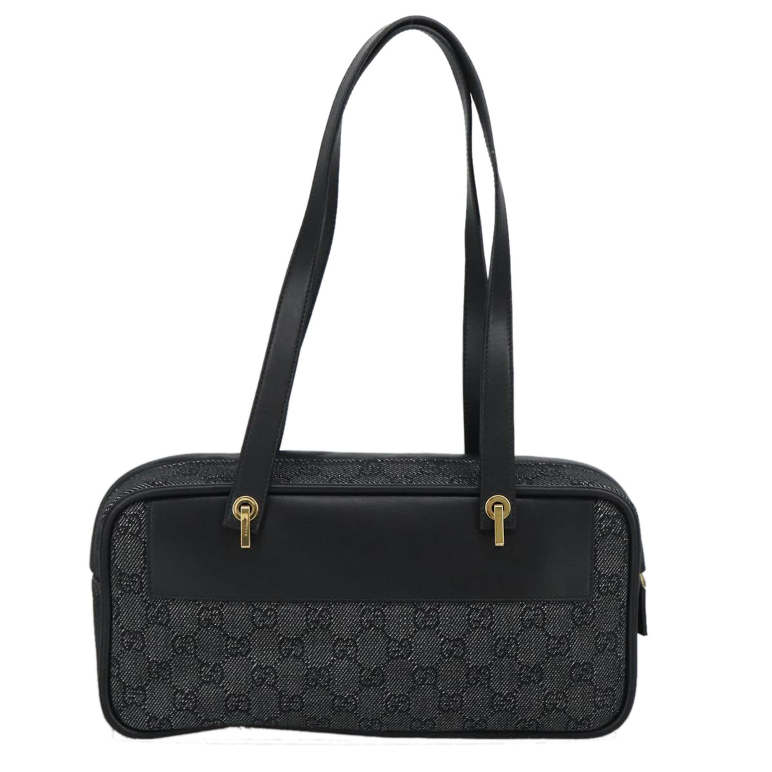 Gucci Gg Canvas Black Canvas Shoulder Bag