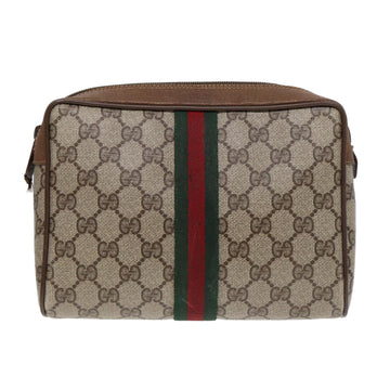 Gucci Gg Canvas Beige Canvas Clutch Bag