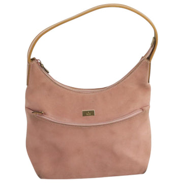 Gucci Hobo Pink Suede Handbag