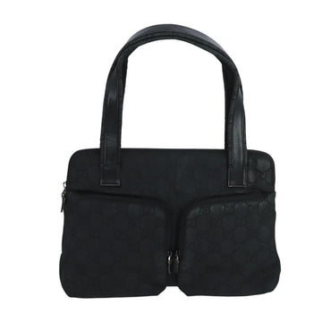 Gucci Gg Canvas Black Canvas Shoulder Bag