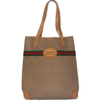 Gucci Sherry Beige Canvas Tote Bag