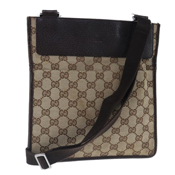Gucci Gg Canvas Brown Canvas Shoulder Bag