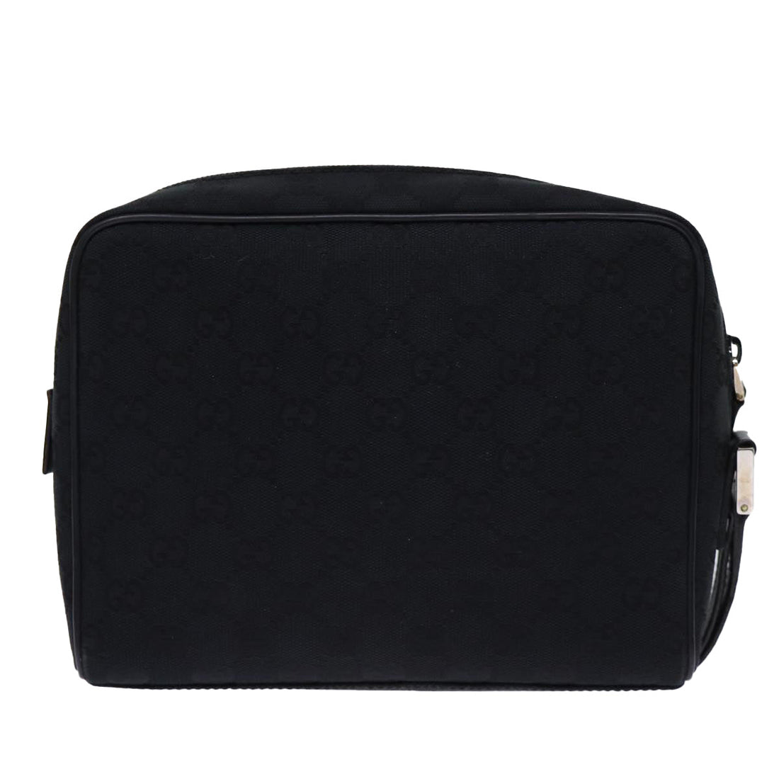 Gucci Gg Canvas Black Canvas Clutch Bag