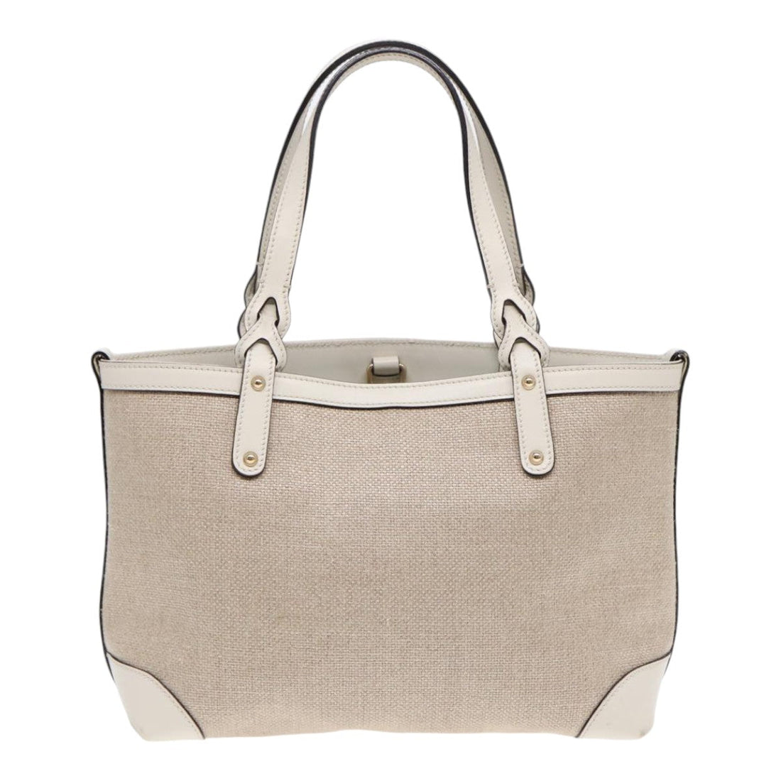 Gucci -- Beige Canvas Handbag