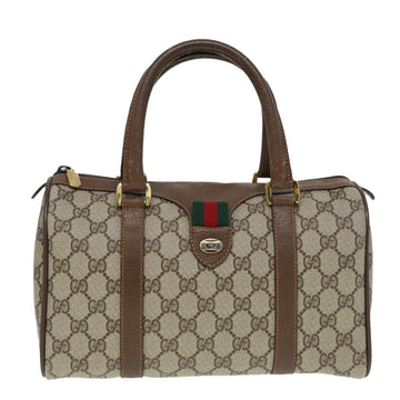 Gucci Boston Beige Canvas Travel Bag