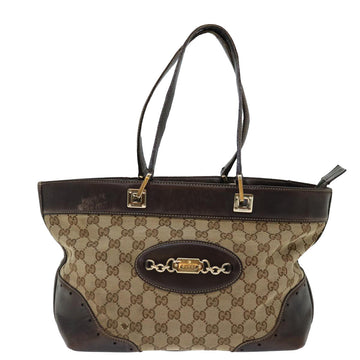 Gucci Gg Canvas Beige Canvas Tote Bag