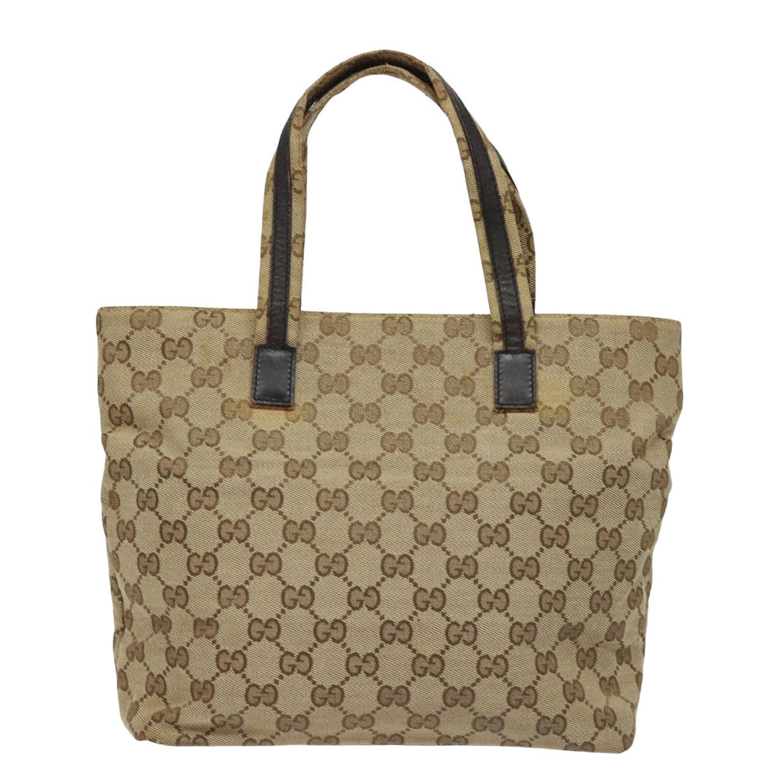 Gucci Gg Canvas Beige Canvas Handbag