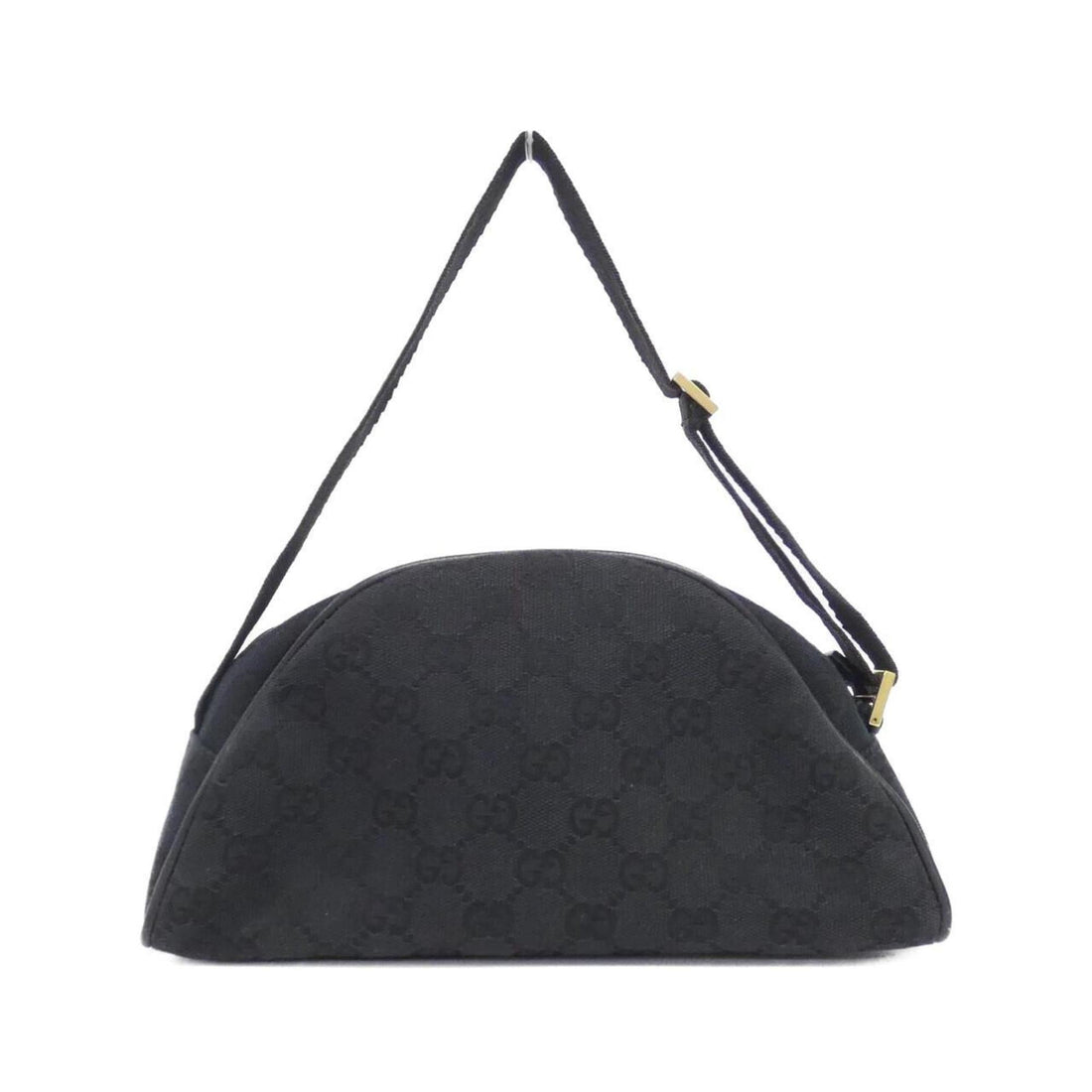 Gucci Black Gg Canvas Handbag