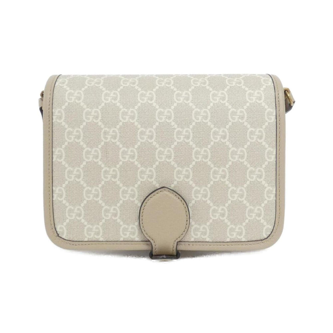 Gucci Beige White Gg Supreme Shoulder Bag