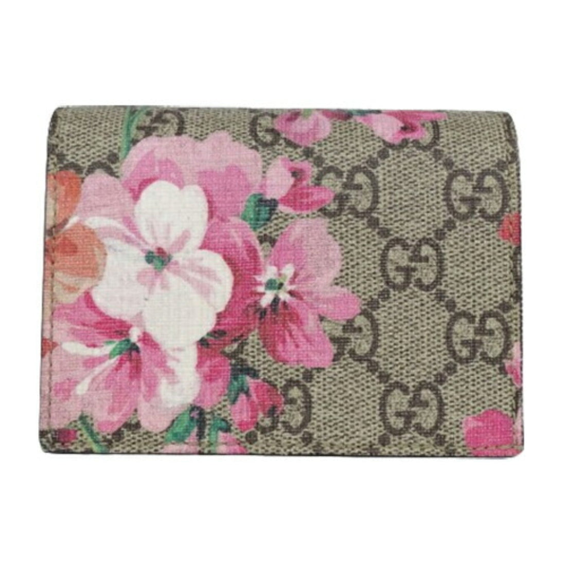 Gucci Gg Blooms Beige Pink Gg Supreme Wallet (Bi-Fold)
