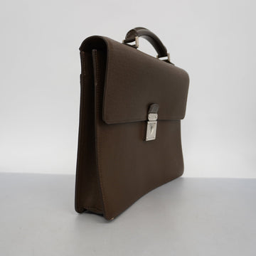 Louis VuittonAuth  Taiga Ruggite M31098 Men's Briefcase Grizzly