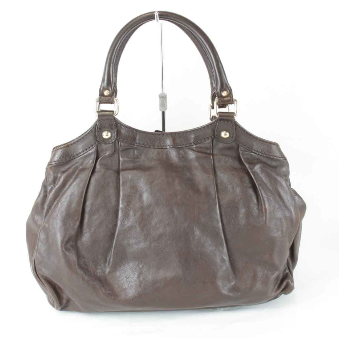 Gucci Sukey Brown Leather Handbag