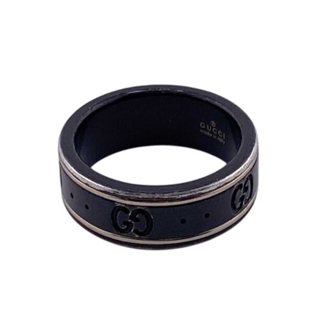 Gucci Black Ceramic Band Ring