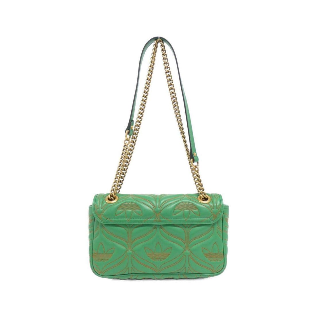 Gucci Gg Marmont Green Quilting Shoulder Bag
