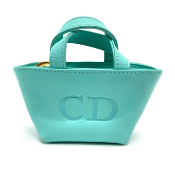 Christian Dior Turquoise Leather Handbag Pouch ()